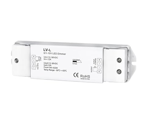 Variateur LED 1-10V 5-36V avec télécommande murale tactile 4 zones LV-L