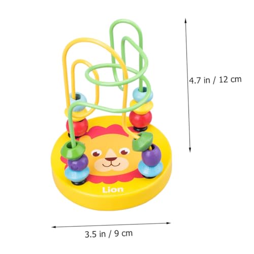 Totority 2 Conjuntos Brinquedos infantis educativos de educação infantil em torno de miçangas brinqu