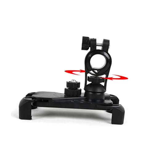 Amosfun Soporte Teléfono de Bicicleta Ajustable de Antideslizante Manillar Compatible con Smartphones de Navegación GPS Negro