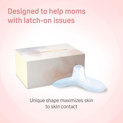 Image of Pigeon Natural Feel Silicone Nipple Shield Size S (2 Pcs) | for Nipple Diameter Below 13 mm | with Storage Case | Breastfeeding Support