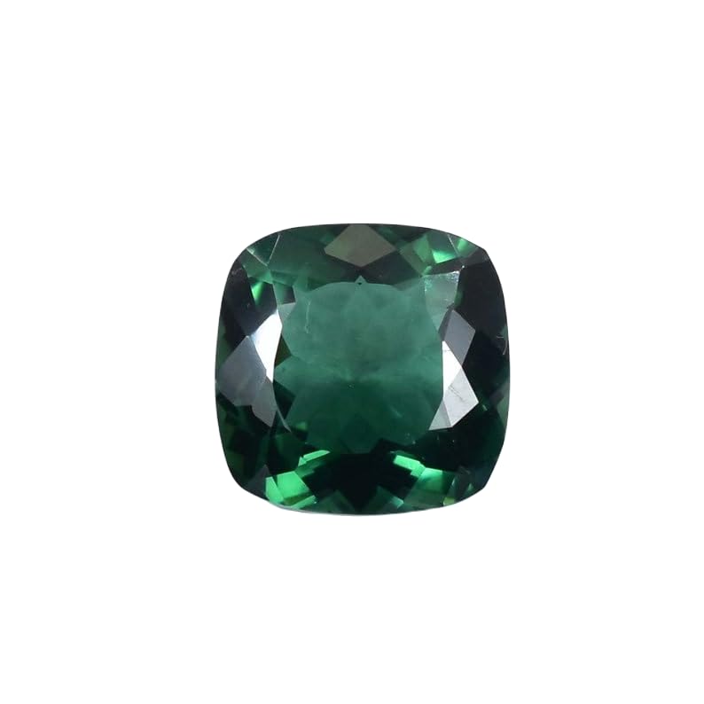Grandidiérite naturelle de 15x15mm en forme de coussin à facettes pour création de bijoux