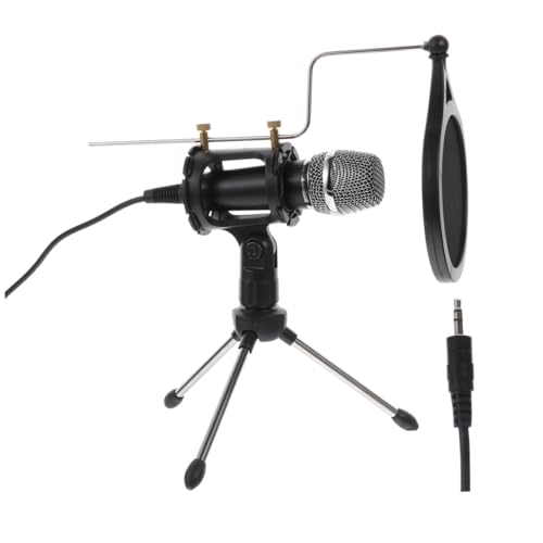 Microphone Condensateur USB avec kit trépied pour éliminer le bruit de vos sessions de karaoké