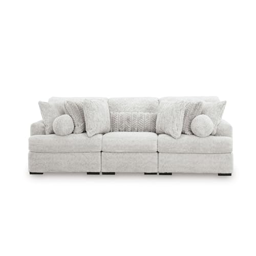 Image of Signature Design by Ashley Cuddlesome 3-Piece Modular Sectional, White
