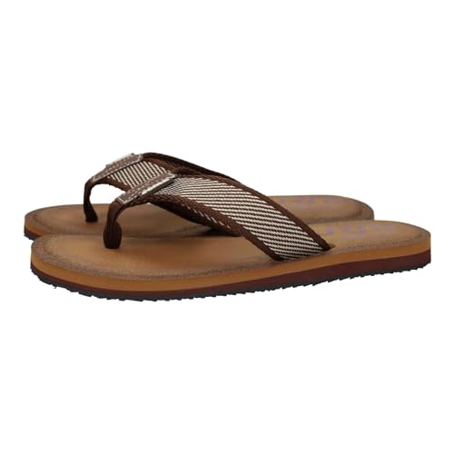 Joma SHAWAS2424 Chanclas de verano para hombres en color marrón, chanclas para playa y piscina, modelo de dedo y piso antideslizante HOMBRE SANDALIAS MARRÓN 39