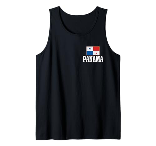 Panama Flag Patriotic Country Roots Souvenir Tank Top