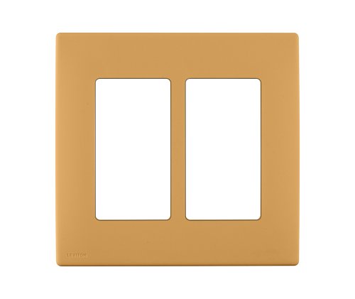 Plaque murale Leviton Renu cache-interrupteur clipsable REWP2-TC - 2