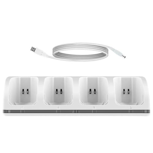 Cargador de 4 puertos USB recargable para consola de juegos Joystick