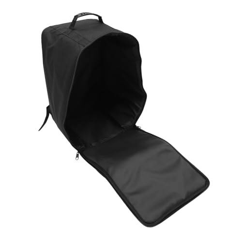 Garneck Ergonomic Cajon Backpack Waterproof Drum Bag Music Instrument Holder Compact Drum Container Black Random Style