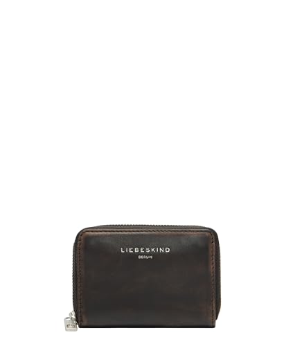 Porte-monnaie Eliza LIEBESKIND Berlin en cuir véritable marron foncé