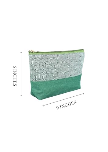 Image of Greencraft Makeup Pouch for Women | Multipurpose Pouch for Travel Carry Cute, Carry Smart & Your Daily Companion, Everywhere - Multicolor