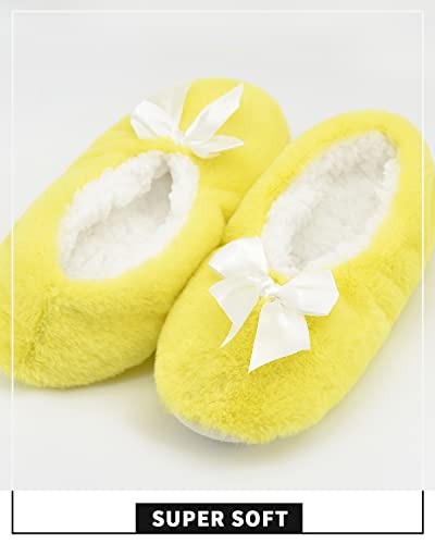 Image of Keyela Women Cozy Warm Slipper Socks, Non Slip Gripper Indoor House Socks | Soft warm cozy fabric, gripper anti-slip bottom for bedroom, lounge and all indoor daily use