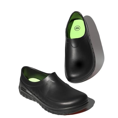 Image of Men & Women Chef Shoes Anti Oil Splash /Slip Resistant /Waterproof Garden Shoes for Kitchens Nursing Working