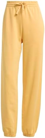 adidas Women's All SZN French Terry Loose Pants, Semi Ice Tangerine, S Short