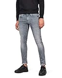 Mittelhoher Bund G-STAR RAW Herren Revend Skinny Jeans, Grau (Faded Industrial Grey 9882-B336), 34W / 32L