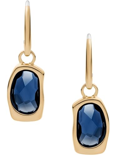 Skagen Damen Goldfarbene Edelstahl mit Drahtbügelverschluss Ohrringe