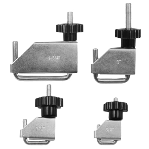 DUSCOKE 4PCS Fluid Line Hose Pinch Off Pliers Set - Heavy-Duty Automotive Fluid Line Clamp Tool for Fuel, Radiator, Coolant & Brake Hoses (1/2