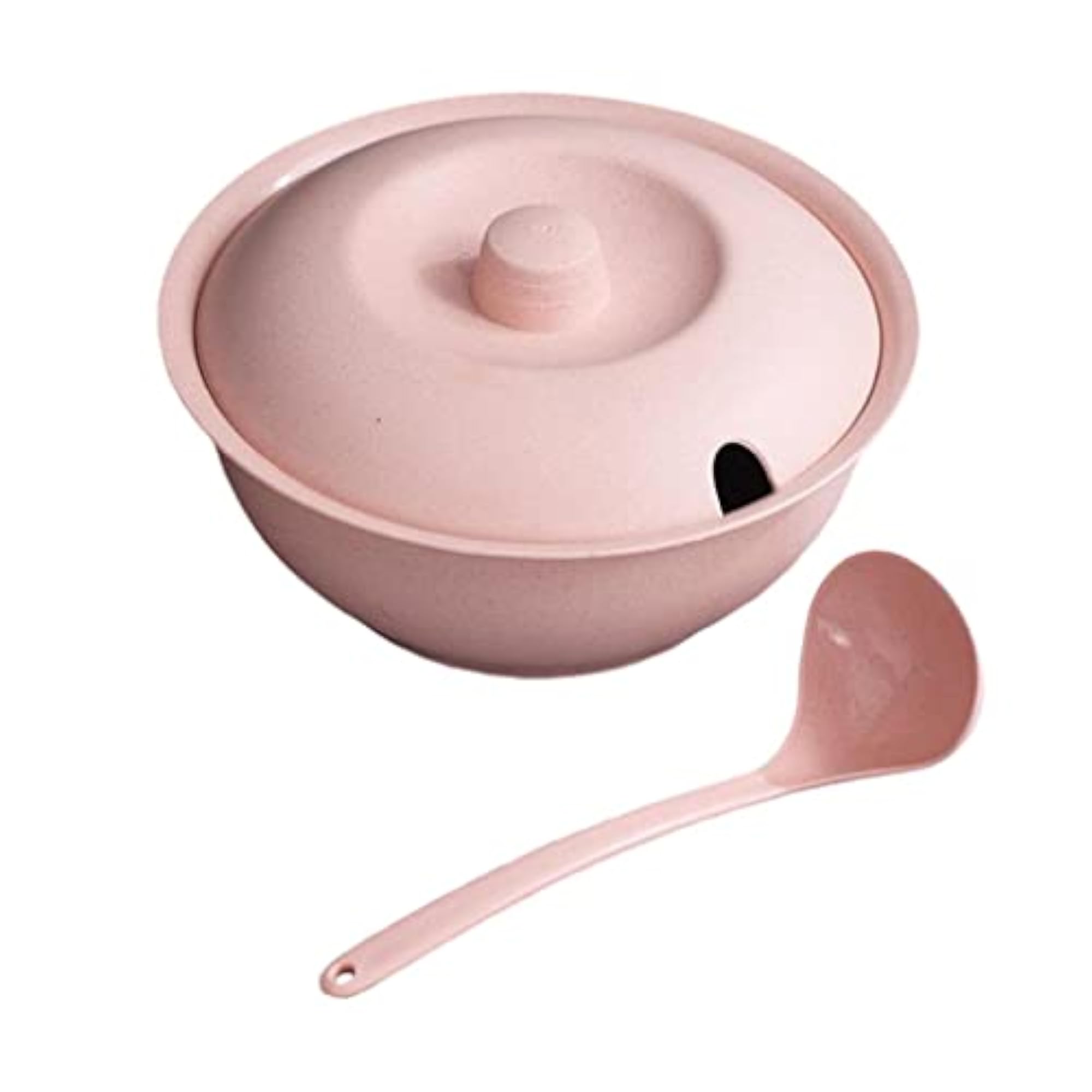Wheat Straw Household Tableware Set, Light Pink