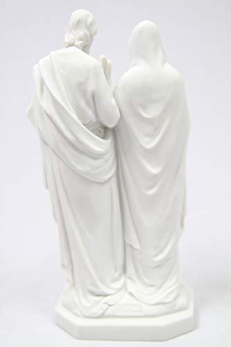 Estatua Religiosa Sagrada Familia 12" Mármol miniatura 7
