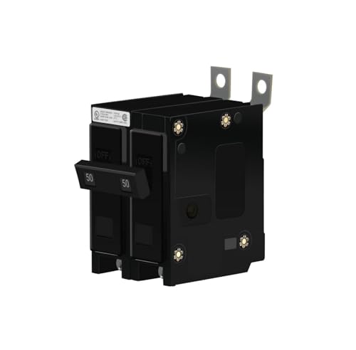 Disjoncteur boulonné 50 A BAB2050 bipolaire 240 V pour climatisation