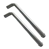 Yhenlovtt Lot de 2 goupilles de sélection de poids en acier robuste de 1,9 cm de diamètr...