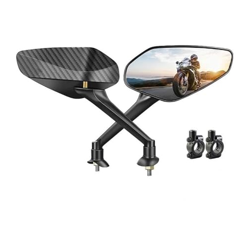 Rückspiegel Set Motorrad-Rückspiegel Für Yamaha Für Tricity125, Für Tricity155, Für Tricity 125, 155. Klare Sicht. Motorrad Spiegel Seitenspiegel(Farbe 2)