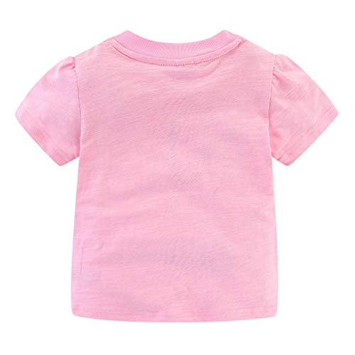 Mud Kingdom Little Girls Birthday Shirt Long Sleeve Cute Cartoon2