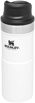 Stanley Trigger Action Travel Mug 0.47L Hammertone Green  Keeps Hot for 7 Hours - BPA-free Stainless Steel Thermos Travel Mug for Hot Drinks - Leakproof Reusable Coffee Cups