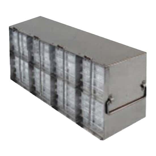Cole-Parmer Upright Freezer Rack for 96/384-Well Microtiter Plates - Stainless Steel, 56 with Lids or 64 Without Lids