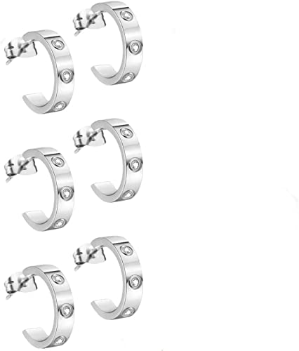 BIERDAN Boucles doreilles magnétiques Detox, Boucles doreilles en Titane en Forme de C à vis, Boucles doreilles amincissantes magnétiques dacupression, Boucles doreilles hypoallergéniques à la Mode Cover