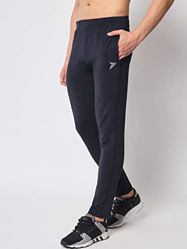 Image of FITINC Men's Stretchable Track Pant for Gym with Zipper Pockets
