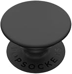 PopSockets Phone Grip with Expanding Kickstand, Adhesive Grip - Black