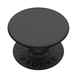 PopSockets PopGrip: Swappable Grip for Phones & Tablets - Black