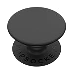 ​​​​PopSockets Phone Grip with Expanding Kickstand, Adhesive Grip - Black