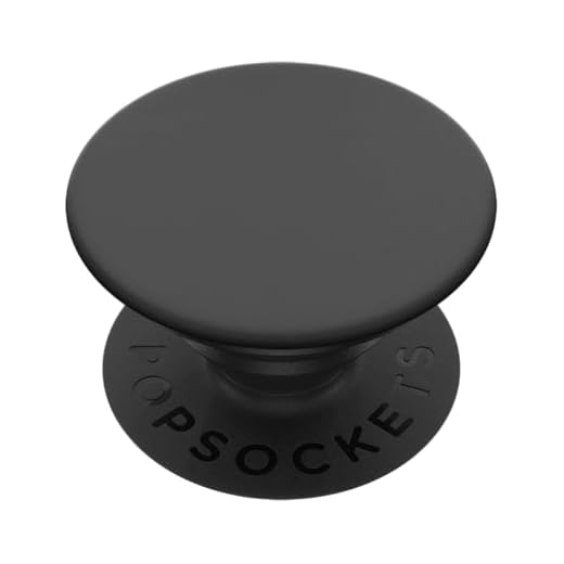 PopSockets 800470 PopTop Intercambiable - Agarre retráctil y soporte para teléfonos inteligentes y tabletas - Negro