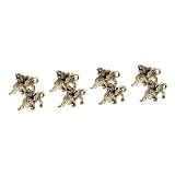 Alipis Llavero Colgante Gong Adornos De Mesa Estatua De La Suerte Feng Decoración Bronce Cómo Hola Interior Suerte Suerte Animal Estatua Producto Shui Self Simple 2 Piezas x 4