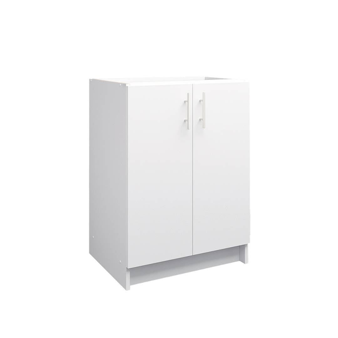 JD Greta Fixed Height 600mm Kitchen Base Cabinet Floor Unit (Without Worktop) โ White Matt
