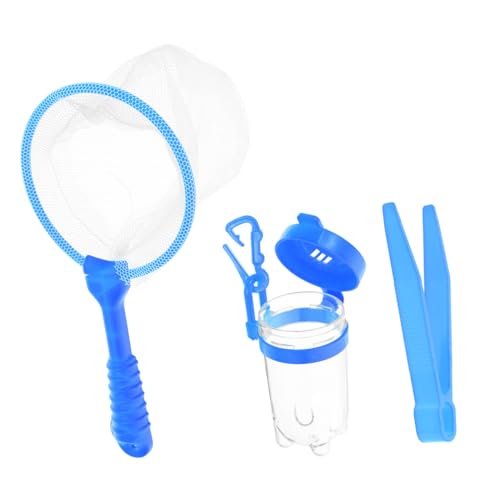 Ipetboom 捕虫網観察瓶 の狩猟のおもちゃ バグネット ッターキーパー バグキット ために バグの生息地 用テラリウムキット ャーのおもちゃ たち Blue Abs