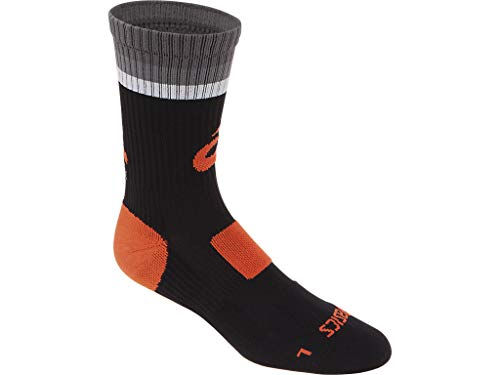 ASICS Craze Crew, Black/Neon Orange, Medium