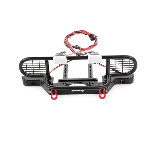 Luces de coche RC TRX-4 y parachoques de metal para rutas nocturnas de crawling