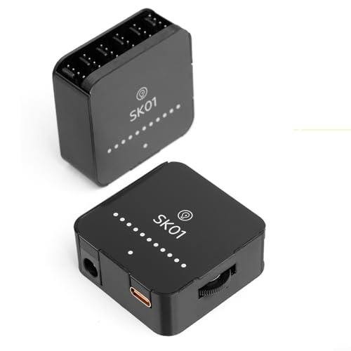 NexRen PW-M - Concentrador de controlador de ventilador, controlador de velocidad del ventilador, 12 V CC para PC de juegos, para ventiladores de 4 pines, soporta hasta 60 W, 6 divisores de ventilador