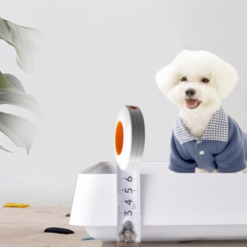 Tofficu Verdickte Welpentoilette aus Kunststoff Klein mit Anti Spritz Schutz und Gitter für Sicheres Hundetraining im Haushalt