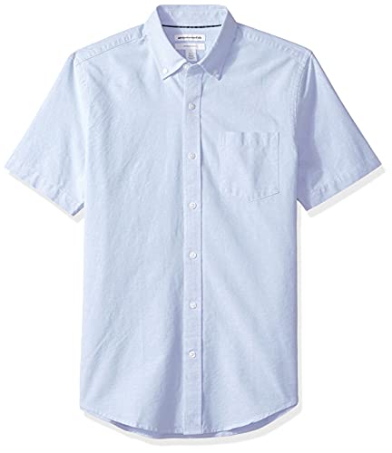 Amazon Essentials Men's Button-Up Shirts - Slim-Fit Short-Sleeve Pocket Oxford - Comfort and Style - Image 3