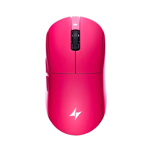 Image of ATK Dragonfly A9 Ultimate+ Wireless Gaming Mouse, PAW3955 Master Sensor, DPI up to 50,000, 55g Lightweight, 8K Polling, 800 Hr Battery Life, All-New Nano Coating, Dual-Mode 2.4G /Wired - Pink