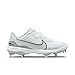 Nike mens Alpha Huarache Varsity 4 Low Metal Baseball Cleats, White Gray, 9.5