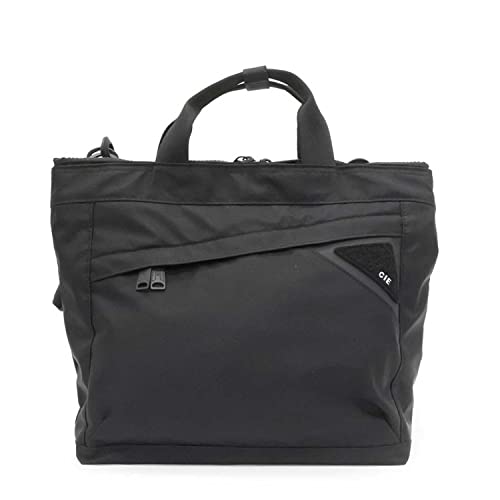 [CIE] �V�[ FLOW 2WAY SHOULDER BAG BLACK �y�� �h���f�� ���{�� LI-TEX �I���W�i���f�� �V�����_�[�o�b�O �g�[�g�o�b�O 2WAY�g�[�g �����Y ���f�B�[�X