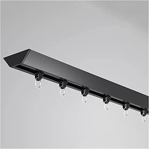 Riel de cortina de techo en V ideal para transformar porches y salones modernos 2