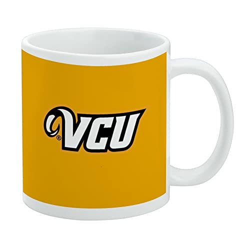 Virginia Commonwealth University Rams Logo Ceramic Coffee Mug, 11oz, White