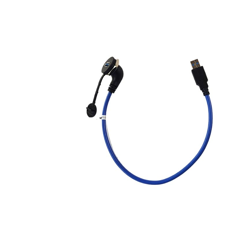 zatagen 1 pc Machine Tool Communication Interface MSDD90351 Diameter 22mm USB to USB Converter 1 Meter (MSDD90341-3.0-0 USB3.0 with 0.3m Cable)