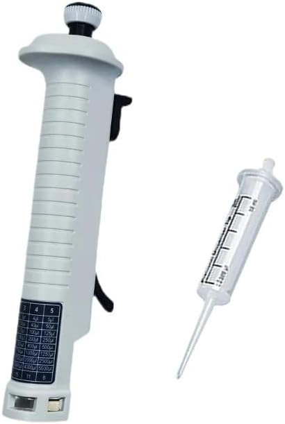 lab pipettor, Stepper Adjustable Pipette Repeator Laboratory Pipettor Dropper Dispenser Continuous Distributor Come with Tip 5ml