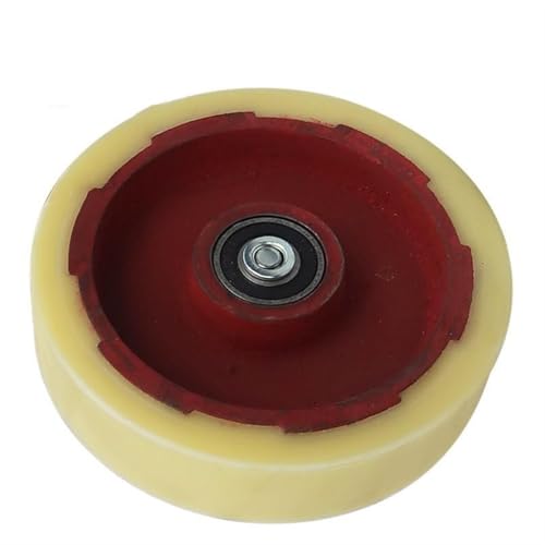 Usure réduite et forte charge pour cette roue unique de 8 pouces en nylon expansé